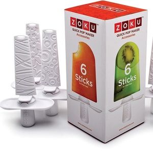 Zoku Popsicle Maker - 6 Quick Pop Sticks